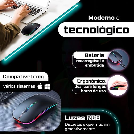 Mouse Sem Fio Premium